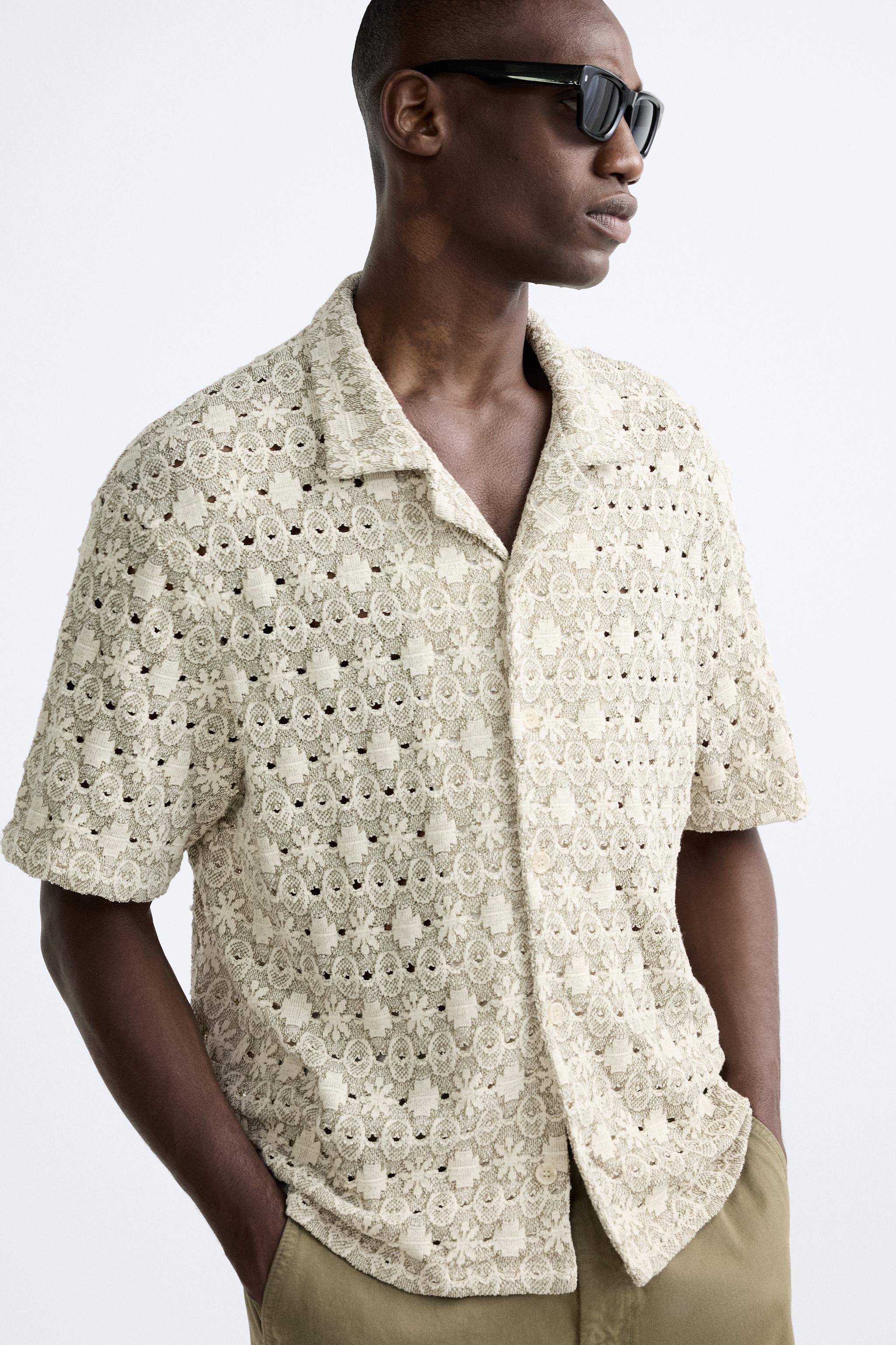 GEOMETRIC JACQUARD SHIRT Product Image