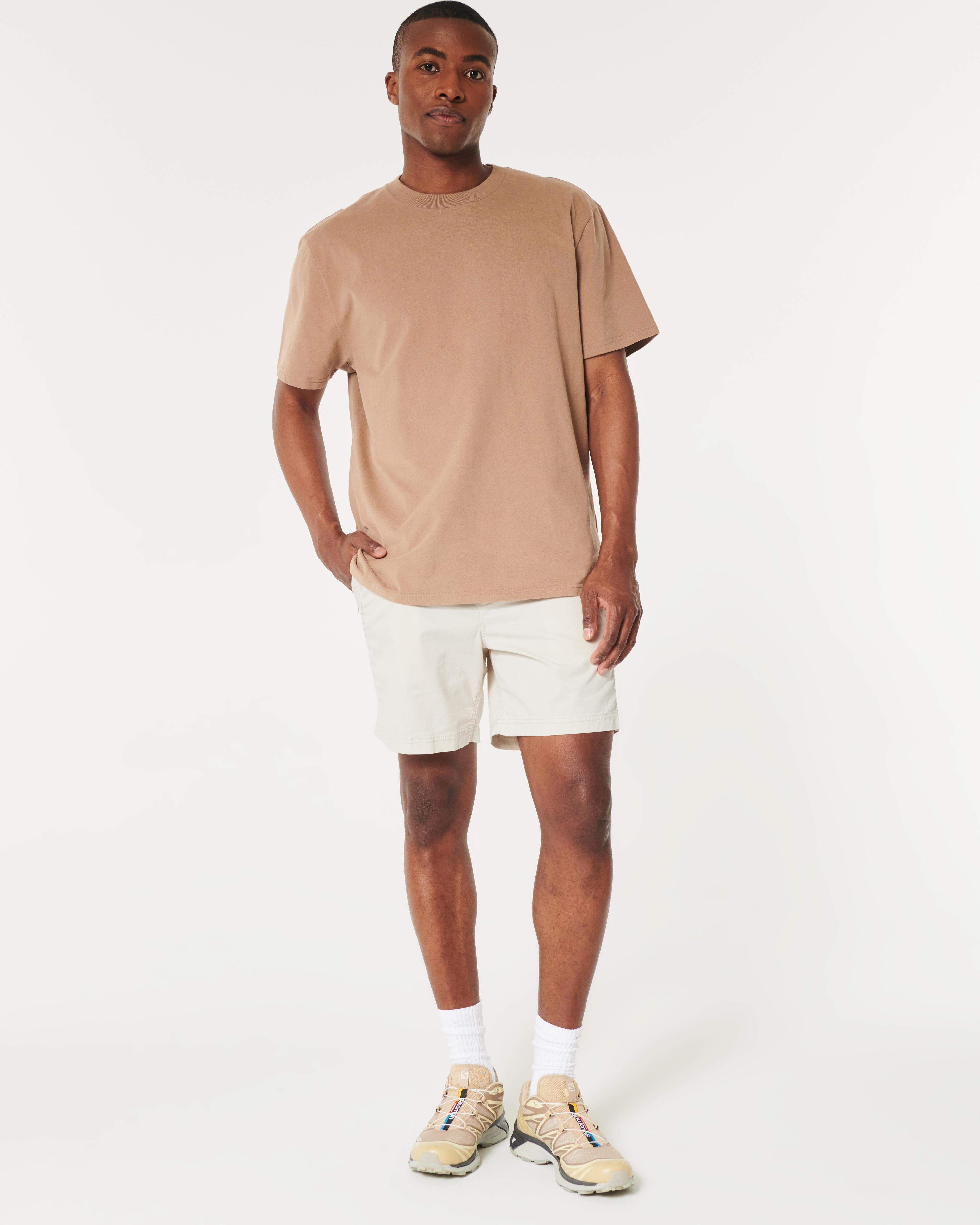 Twill Pull-On Shorts 7" Product Image