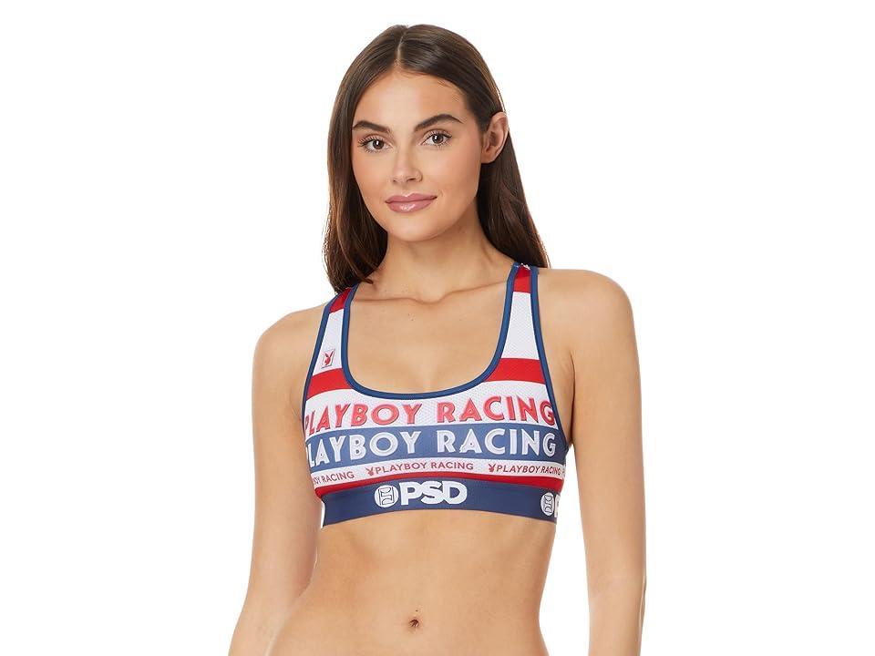 PSD Playboy Racing Sport Bra (Multicolor) Women's Bra Product Image