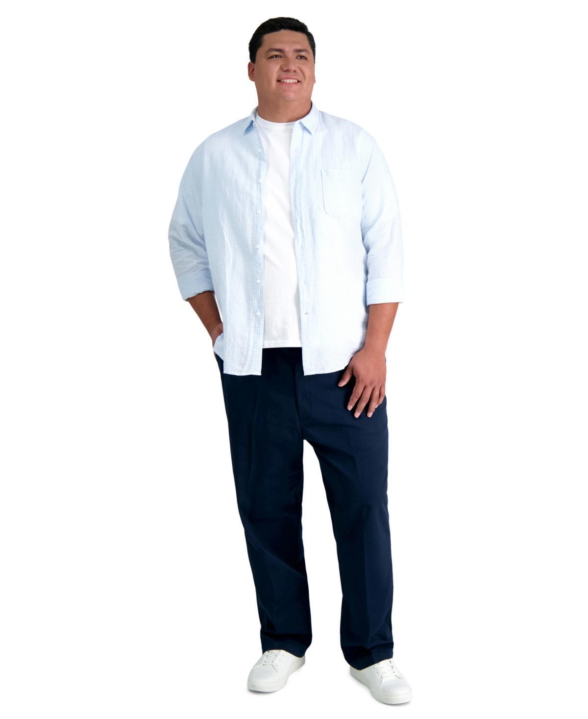 Haggar Mens Big & Tall Classic-Fit Khaki Pants Product Image