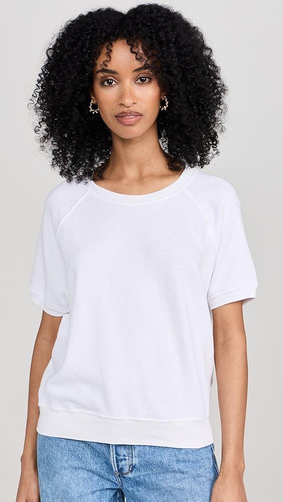 THE GREAT. The Short Sleeve Sweatshirt | Shopbop Product Image