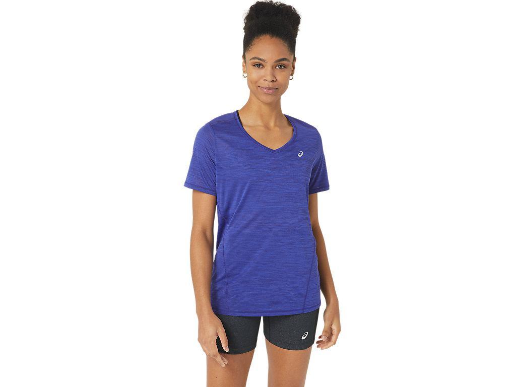 ASICS Women's Race V-Neck Short Sleeve Top Product Image