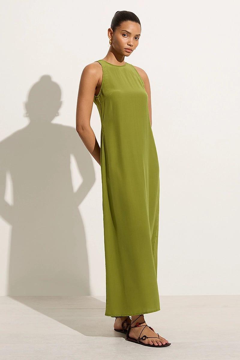 Esposende Midi Dress Palm Green - Final Sale Product Image