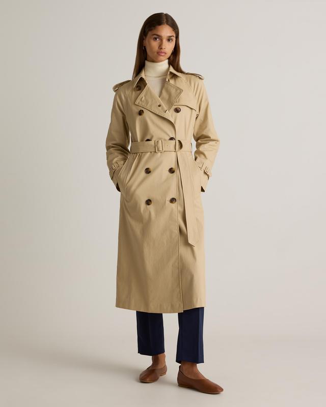 Comfort Stretch Long Trench Coat Product Image