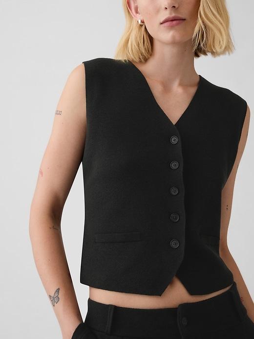 CashSoft Sweater Vest Product Image