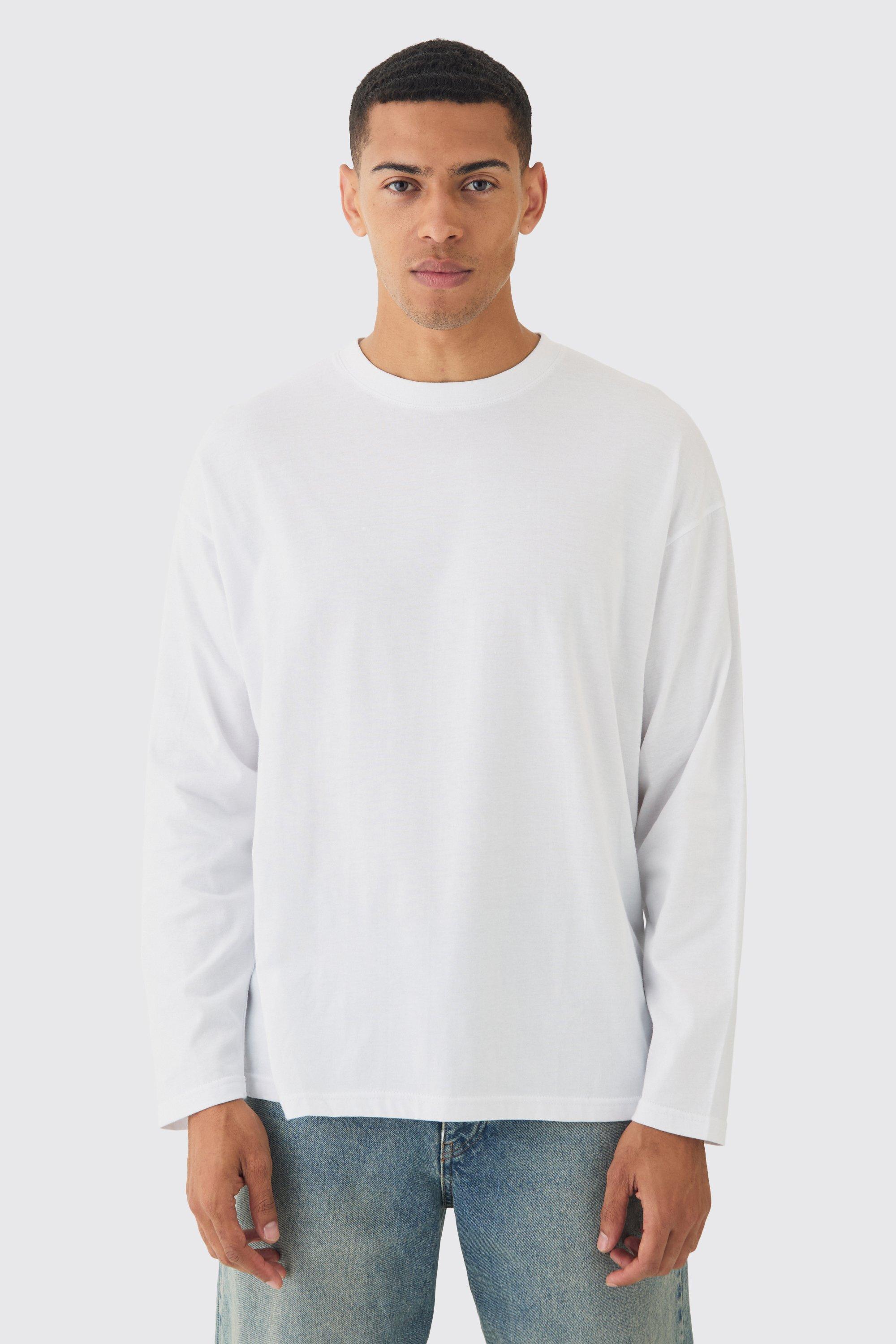 Oversized Long Sleeve T-shirt | boohooMAN USA Product Image