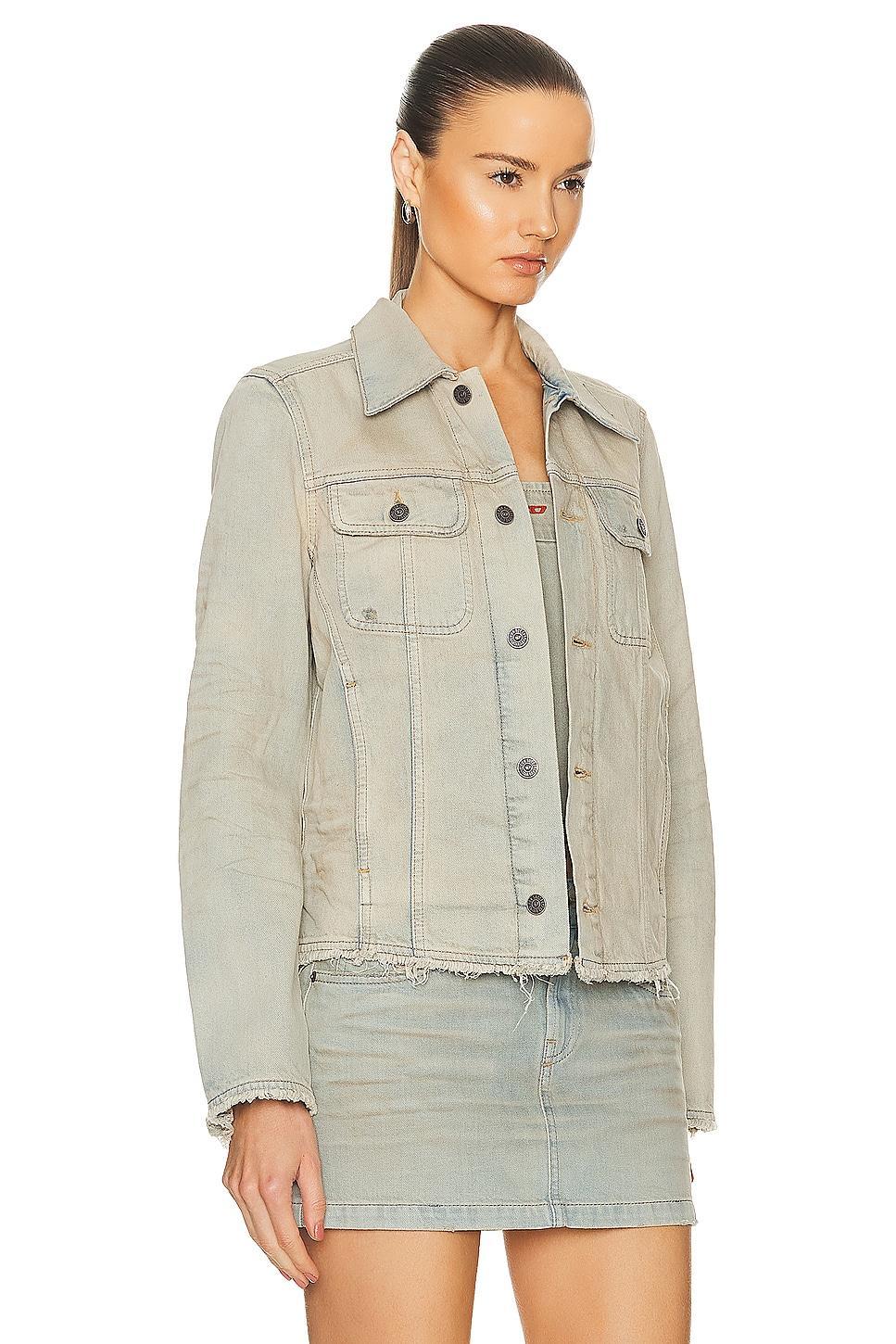 Diesel Bonny Denim Jacket Blue. (also in S, XS). Product Image