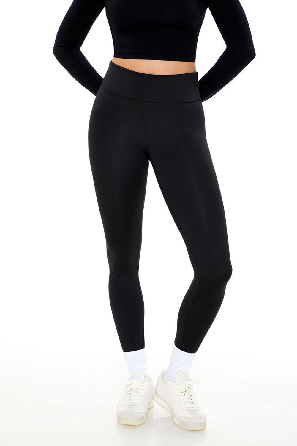 Contour Sculpt Mid-Rise Leggings | Forever 21 Product Image