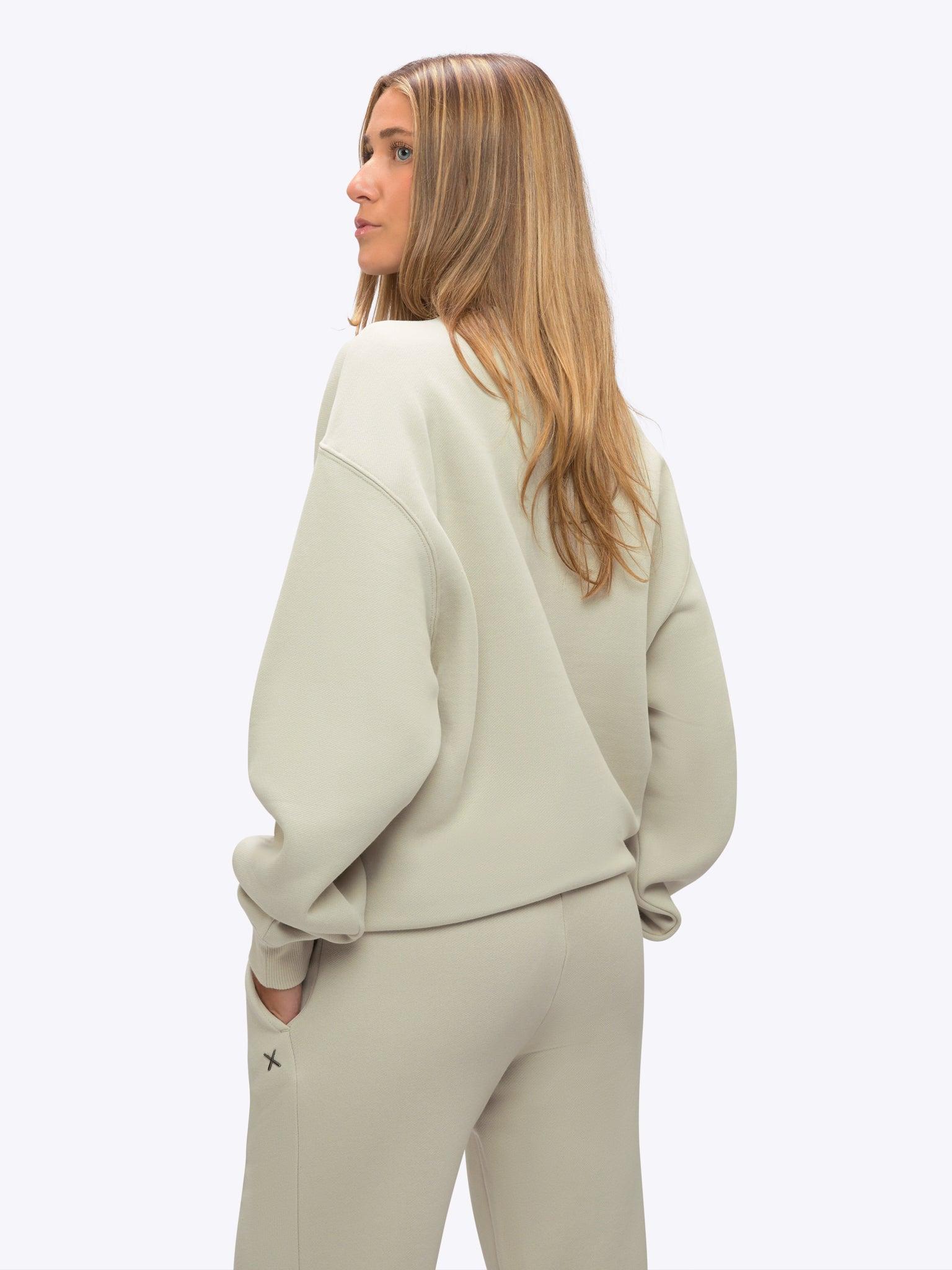 Divine Fleece Pullover | Parchment Relaxed-Fit Product Image