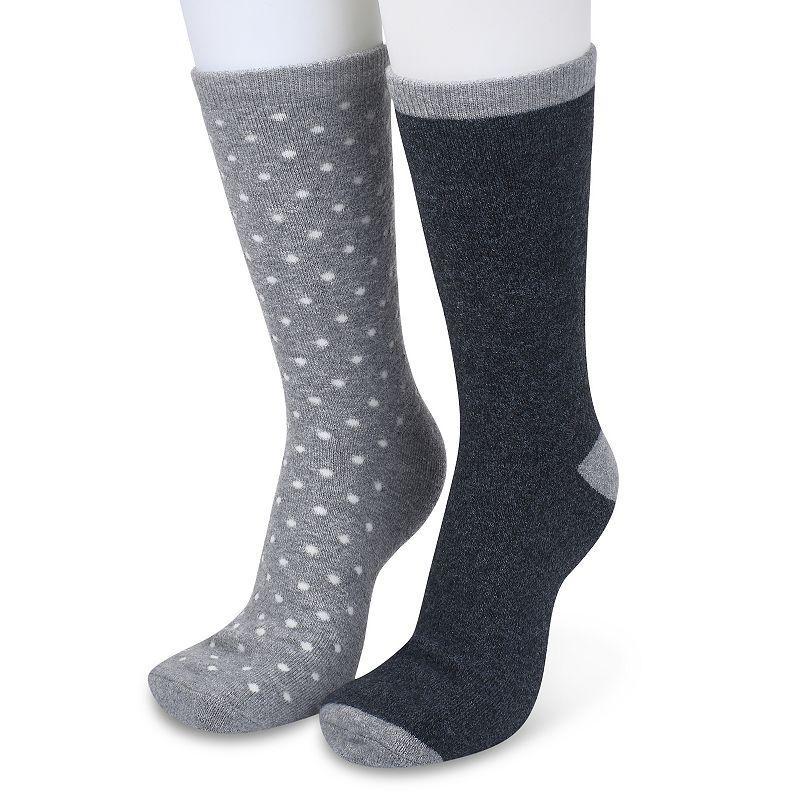 Womens GaaHuu 2 Pack Cushioned Thermal Socks Product Image