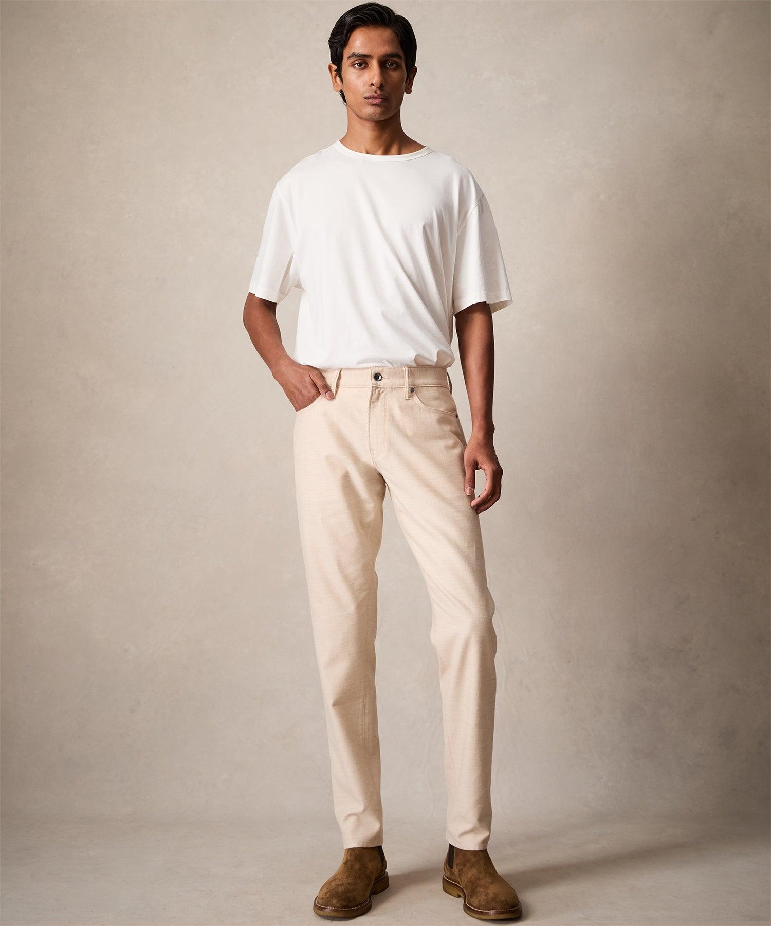 Slim Fit 5-Pocket Camelhair Pant product image