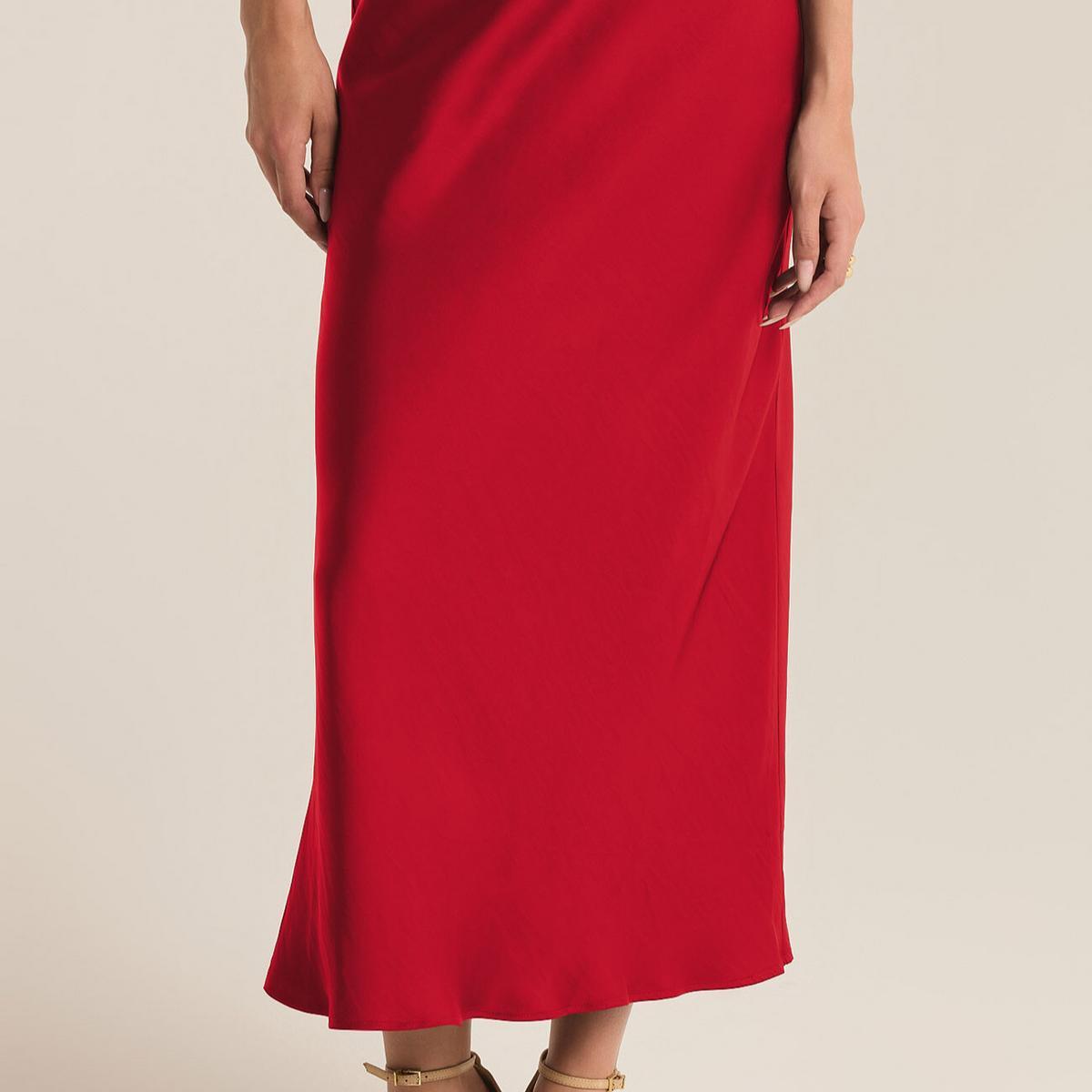 Europa Luxe Sheen Midi Skirt Product Image