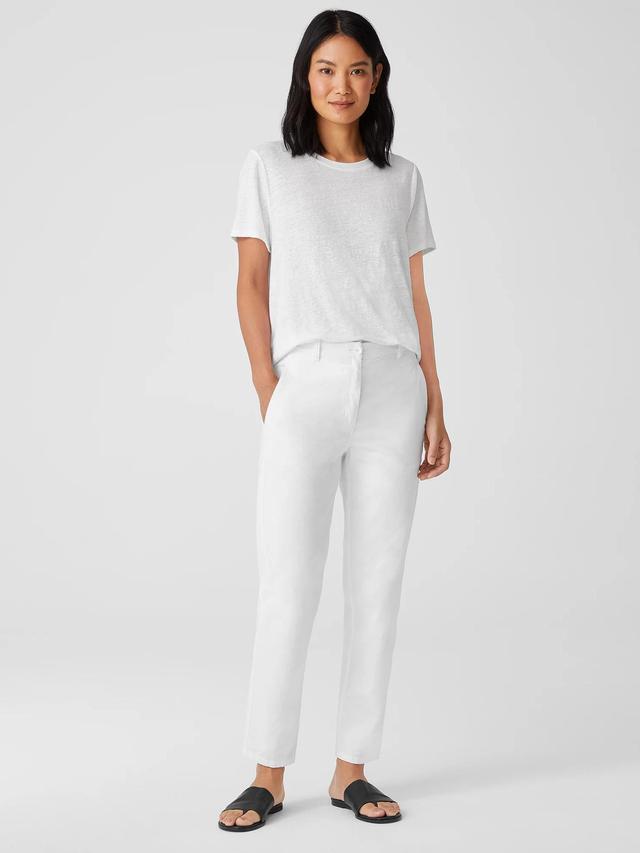 EILEEN FISHER Cotton Hemp Tapered Pantfemale Product Image