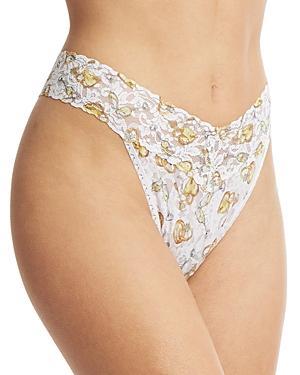 Womens Printed Original-Rise Thong Product Image