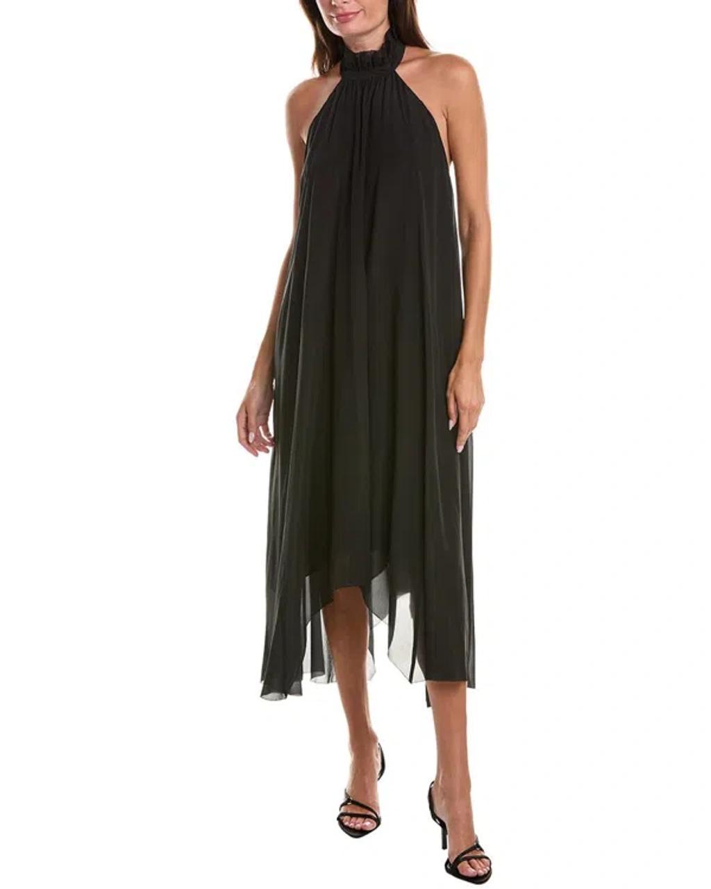 Alaya Silk Maxi Dress In Black product image