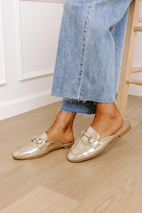 The Bridget Metallic Mule Loafer Product Image