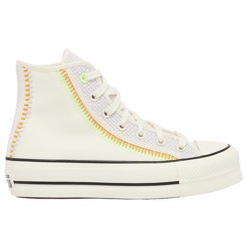 Converse Womens Chuck Taylor All Star Lift Hi - Basketball Shoes Egret/Thriftshop Product Image