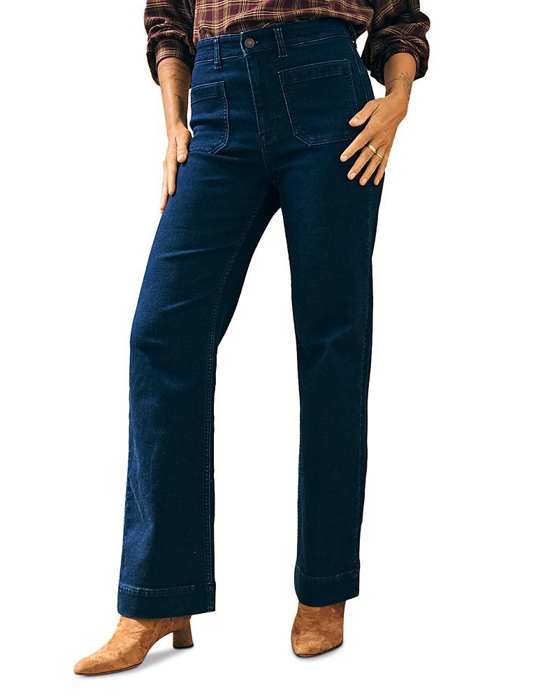 Faherty Stretch Terry Wide Leg Pants Product Image