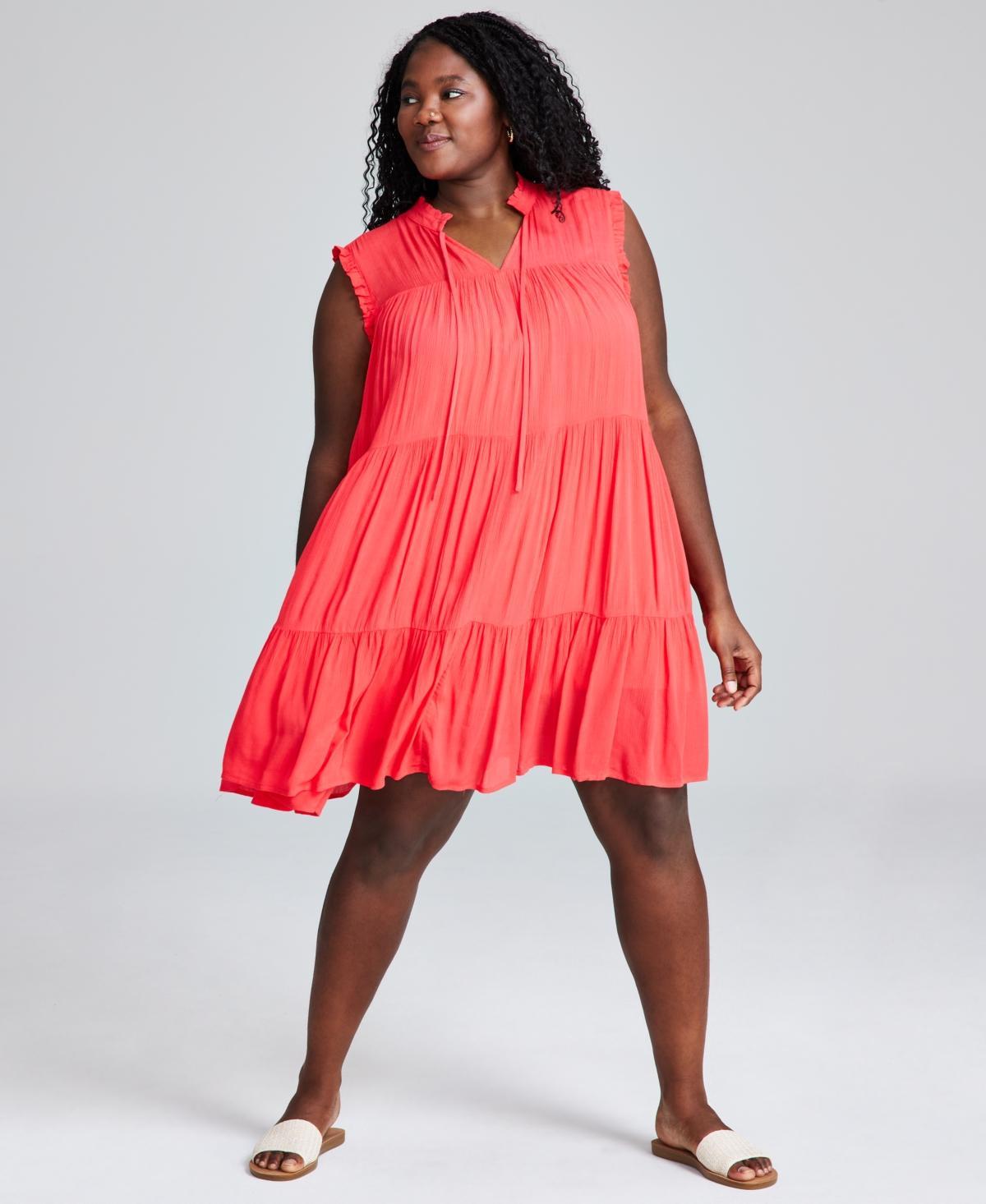 And Now This Womens Sleeveless Tiered Dress, Xxs-4X, Created for Macys Product Image