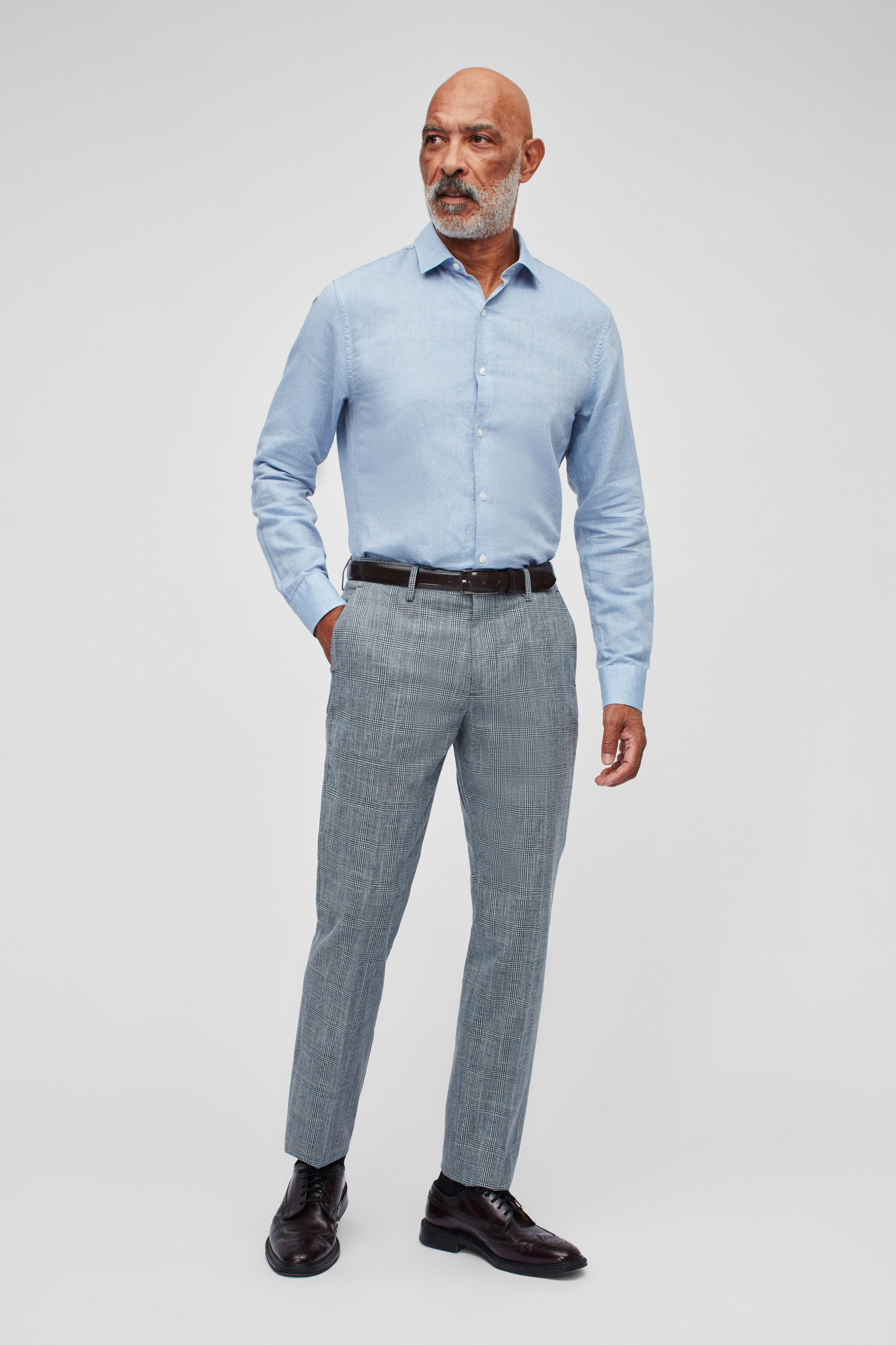 Italian Stretch Wool Dress Pants Product Image