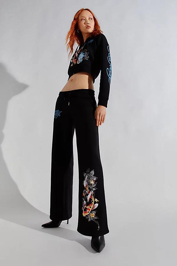 Ed Hardy Lotus Low-Rise Sweatpant Womens at Urban Outfitters Product Image