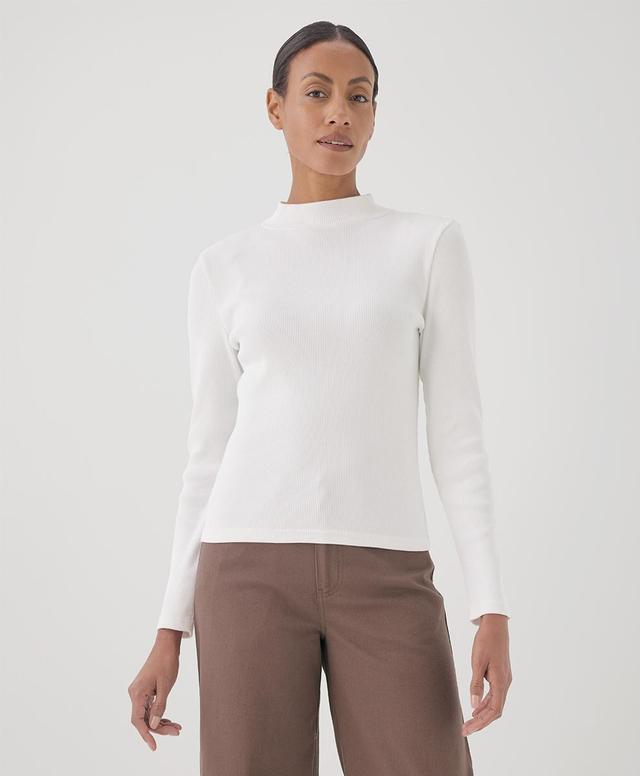 Womens Favorite Rib Mockneck Top XL Product Image