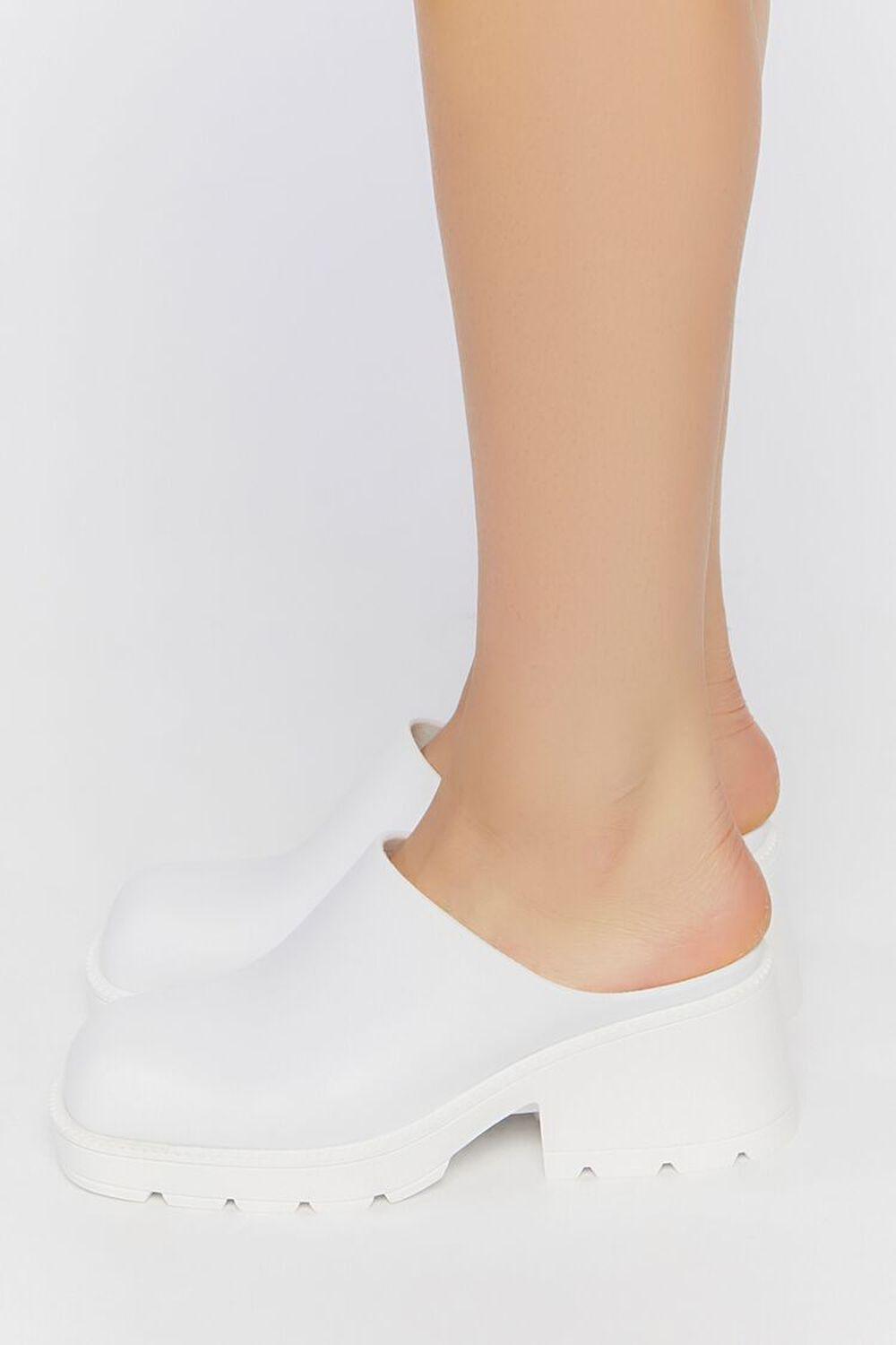 Faux Leather Colorblock Lug-Sole Clogs | Forever 21 Product Image