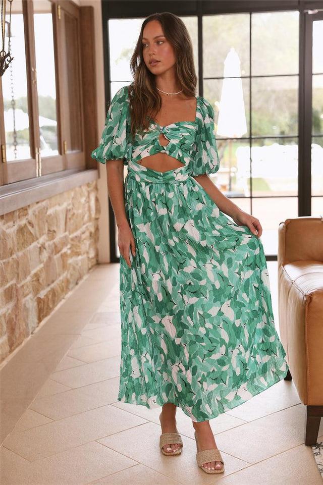 Soulmate Maxi Dress Green Product Image