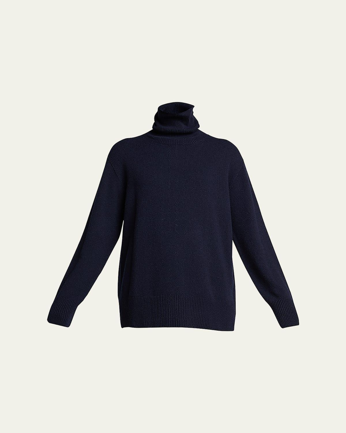 Stepny Wool-Cashmere Turtleneck Top Product Image