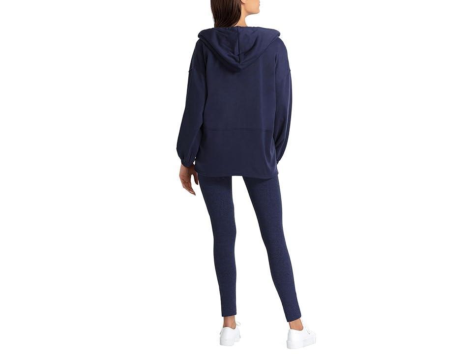 H Halston Long Sleeve Zip Pullover Hoodie (Classic ) Women's Clothing Product Image