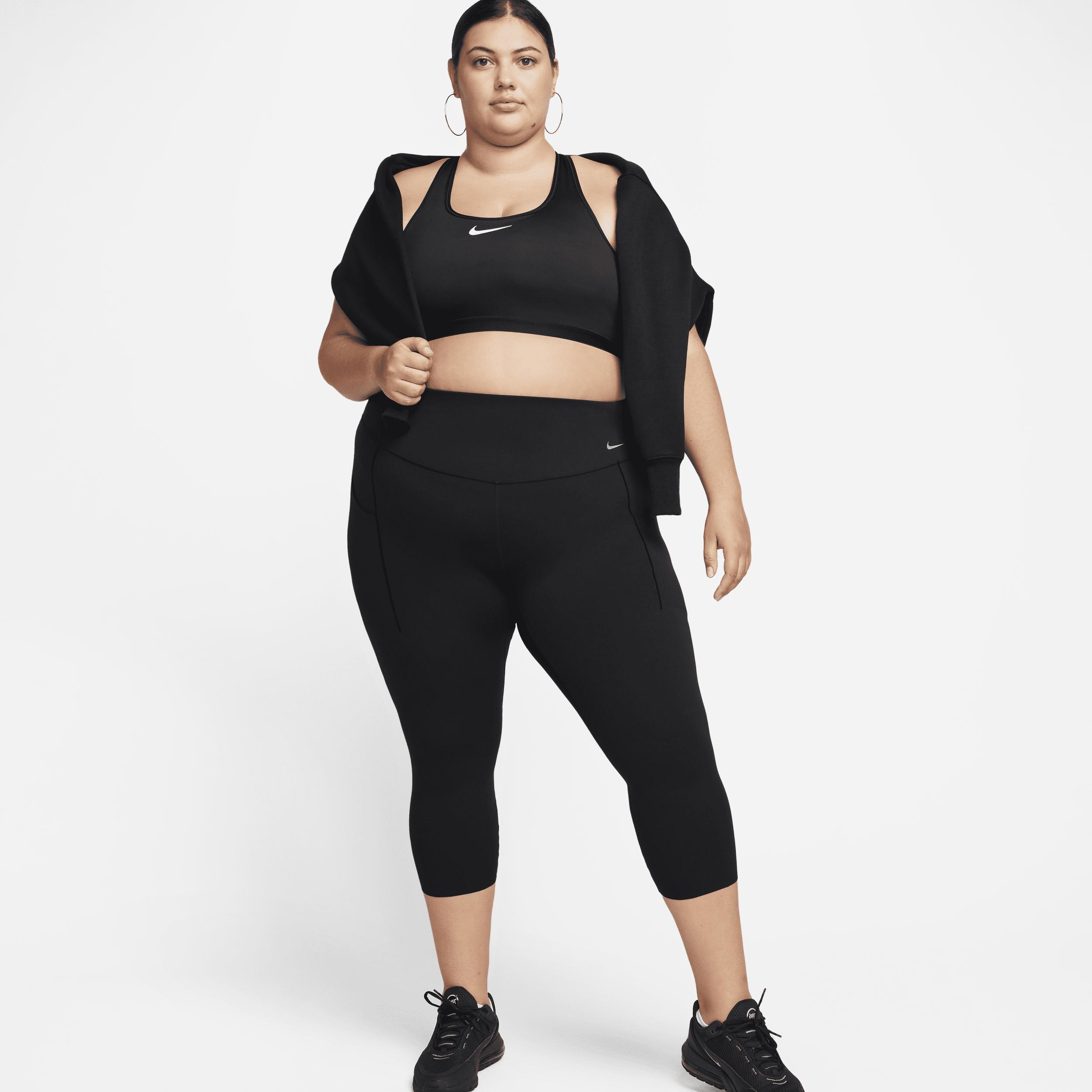 Nike Women's Universa Medium-Support High-Waisted Cropped Leggings with Pockets (Plus Size) Product Image