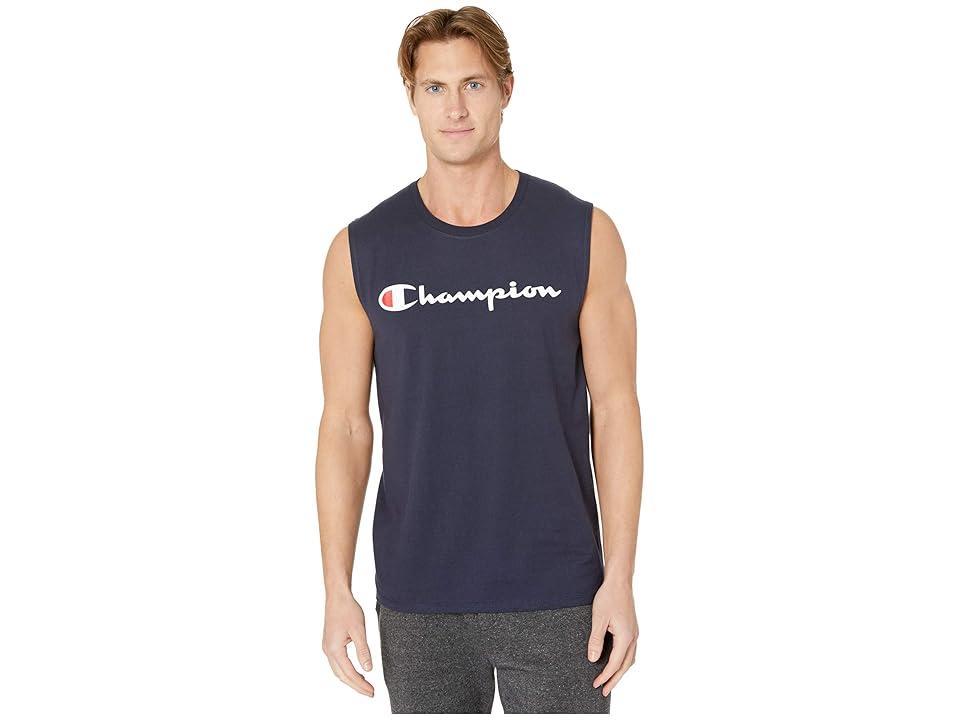 Mens Champion Logo Graphic Muscle Tee Product Image