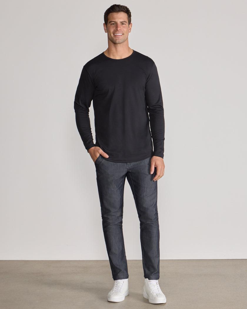 Cotton Long Sleeve Drop-Cut Product Image