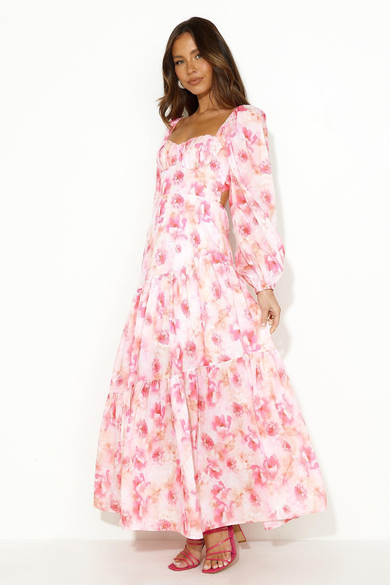 Good To Feel Maxi Dress Pink Product Image