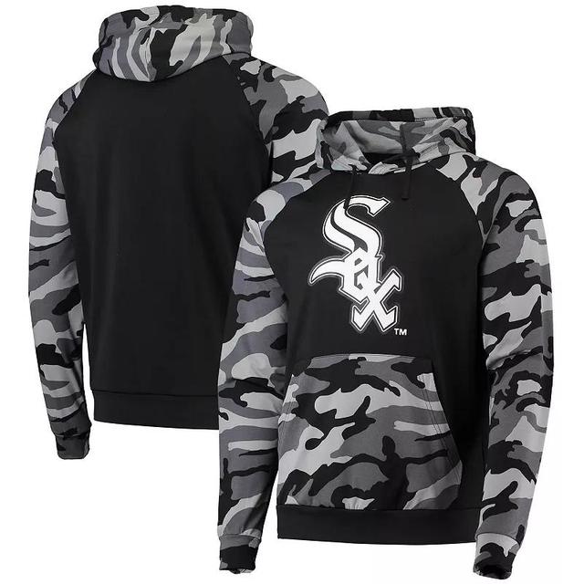 Mens FOCO Chicago White Sox Camo Raglan Pullover Hoodie Product Image