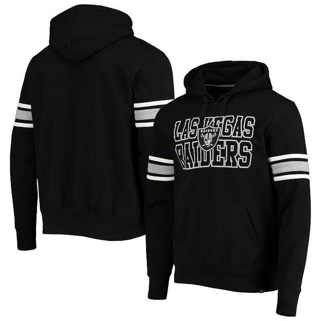 Mens 47 Black Las Vegas Raiders Double Block Pullover Hoodie Product Image