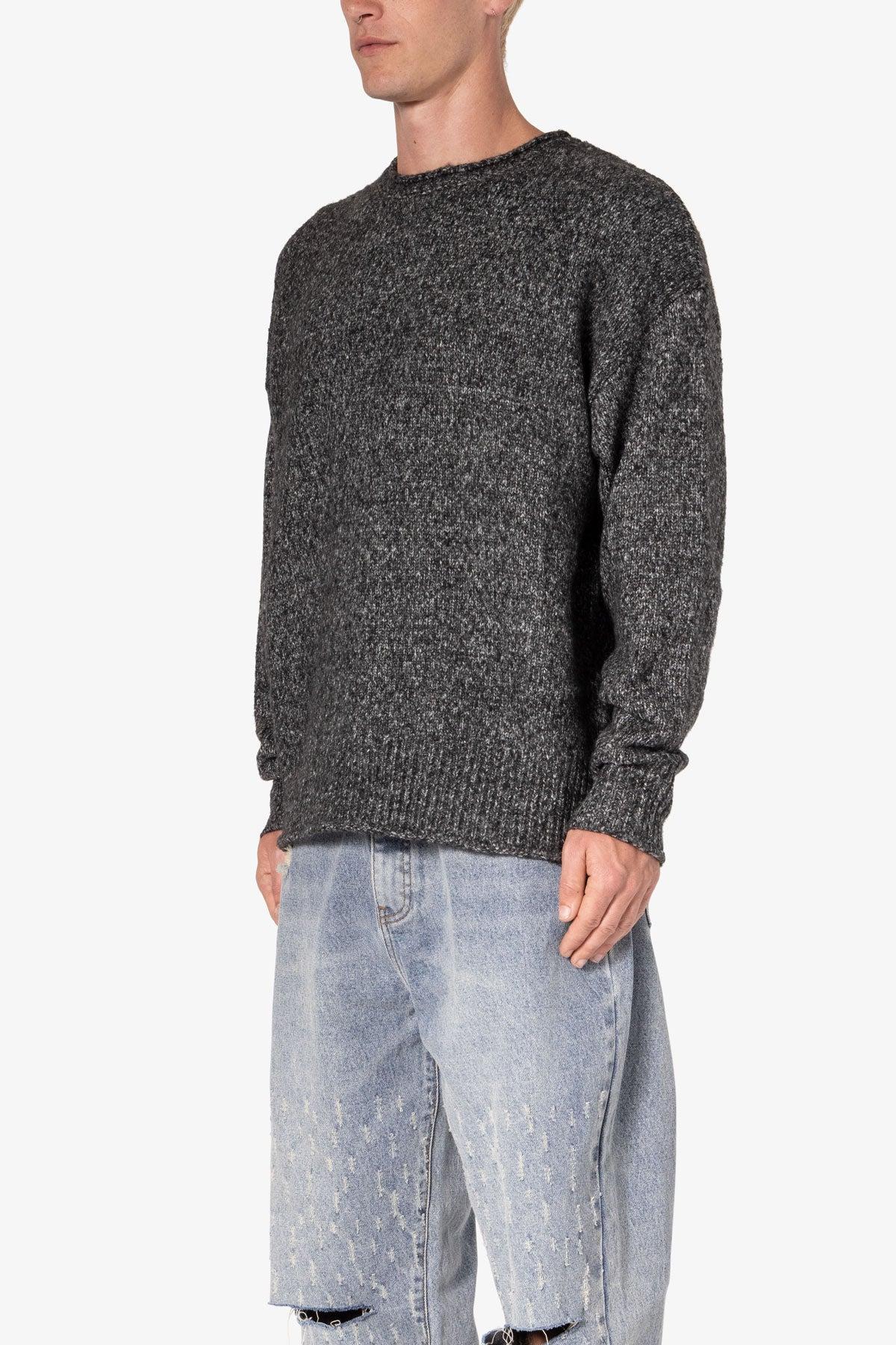 Grain Sweater - Black/Grey Product Image