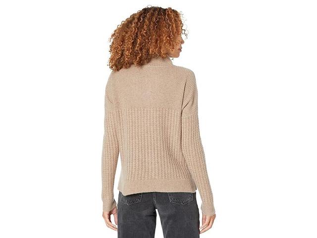 Splendid Nora Cashmere Sweater (Heather Toast) Women's Clothing Product Image