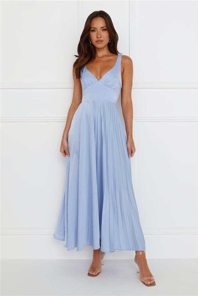 Dazzling Opulence Maxi Dress Blue Product Image