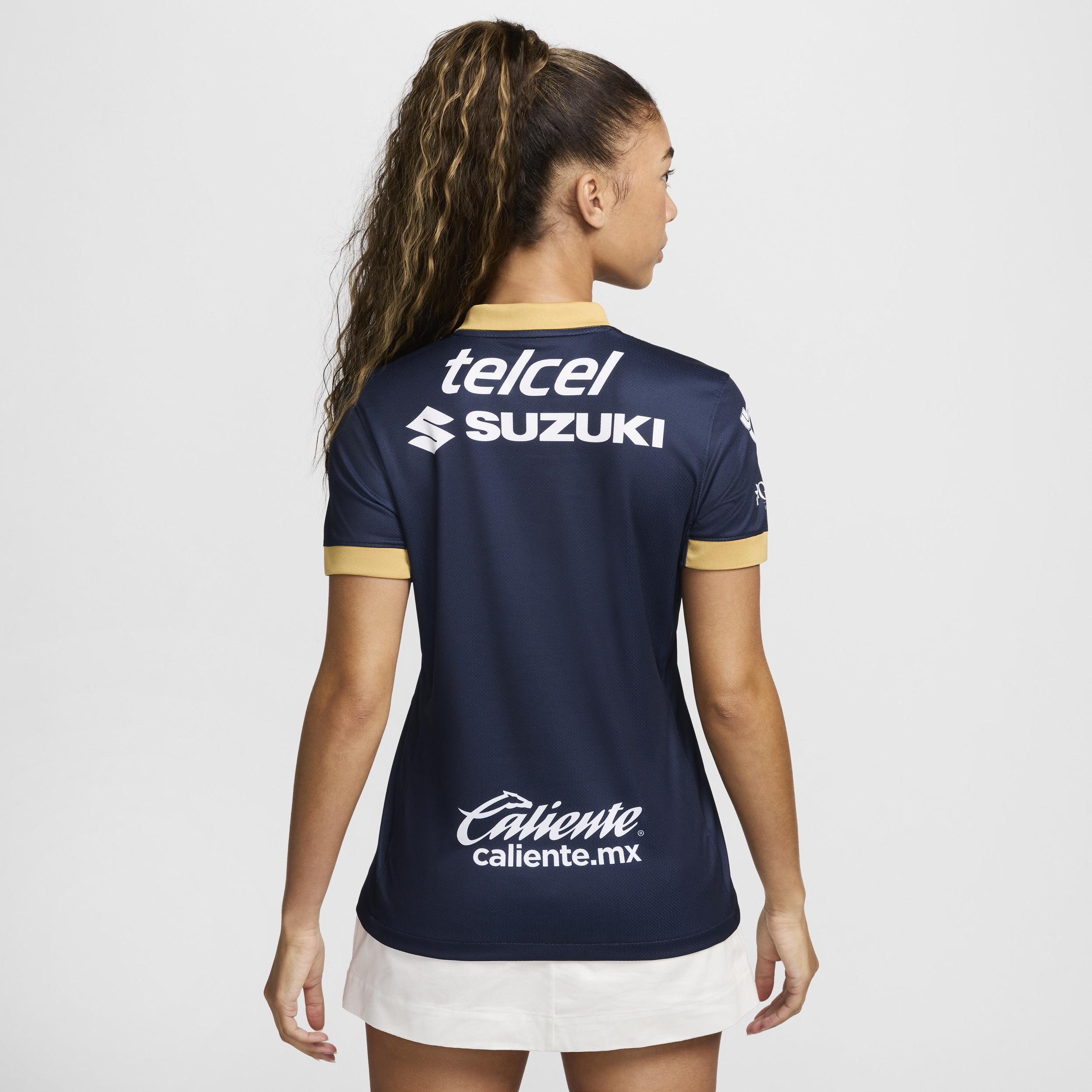 Pumas UNAM 2024/25 Stadium Away Nike Womens Dri-FIT Soccer Replica Jersey Product Image