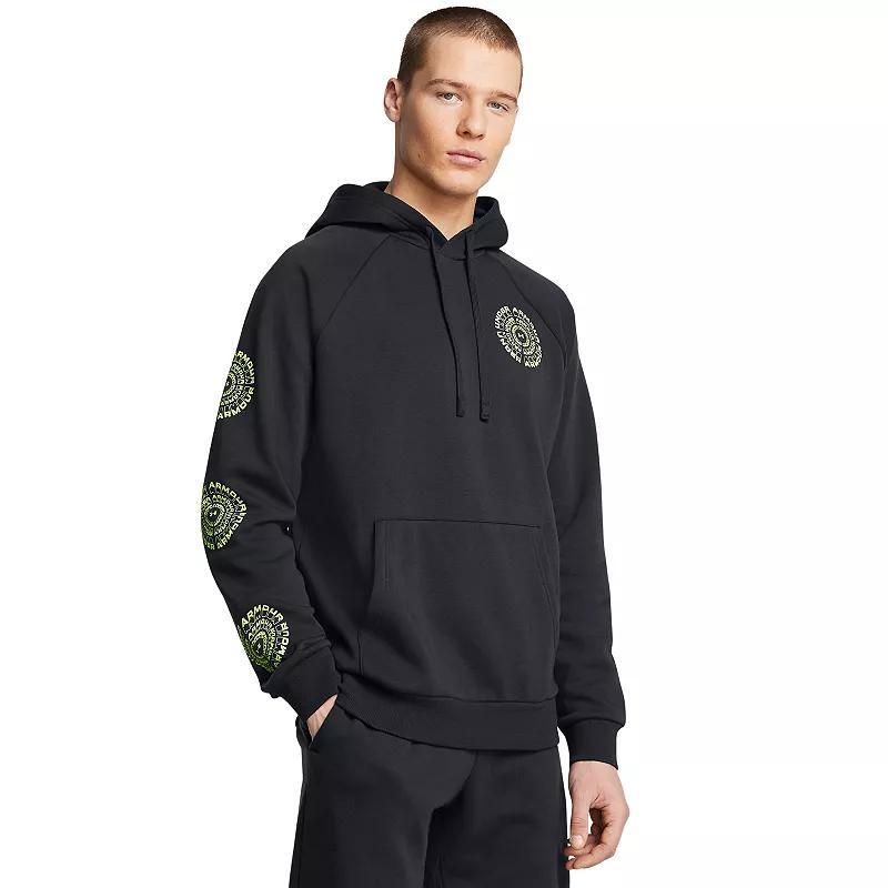 Men's UA Rival Fleece High Brand Read Logo Hoodie Product Image