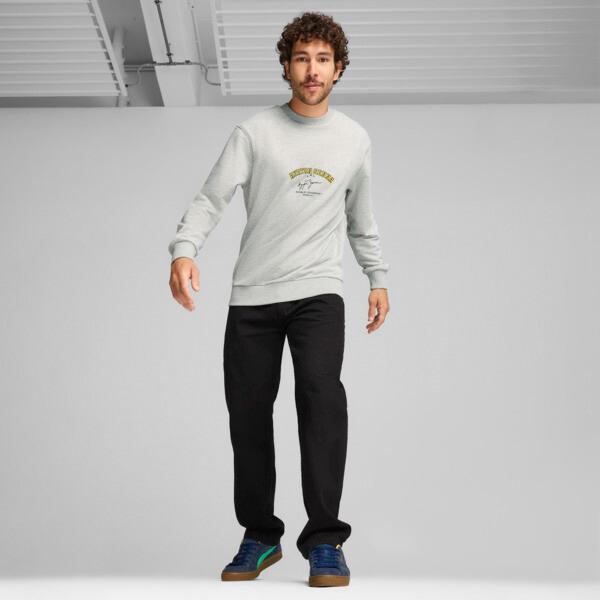 PUMA SENNA A VIDA Men's Sweatshirt in Light Grey Heather Product Image