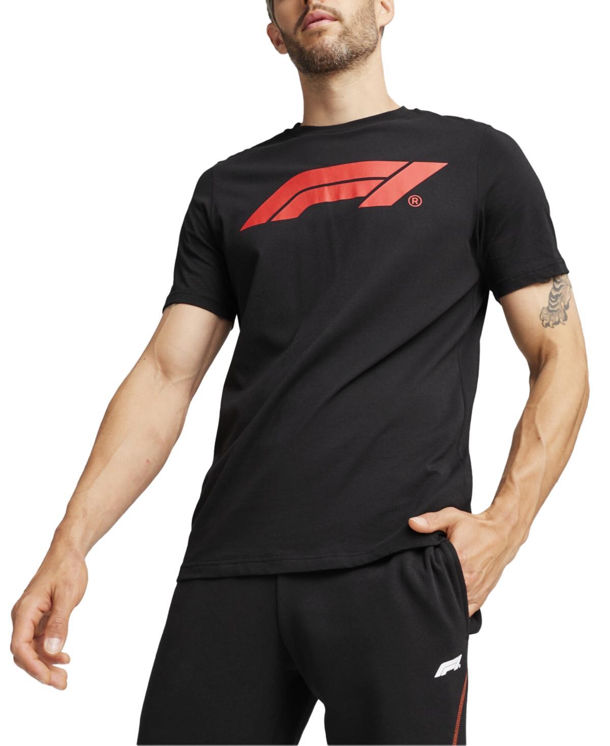 Puma Mens Regular-Fit F1 Logo Graphic T-Shirt Product Image