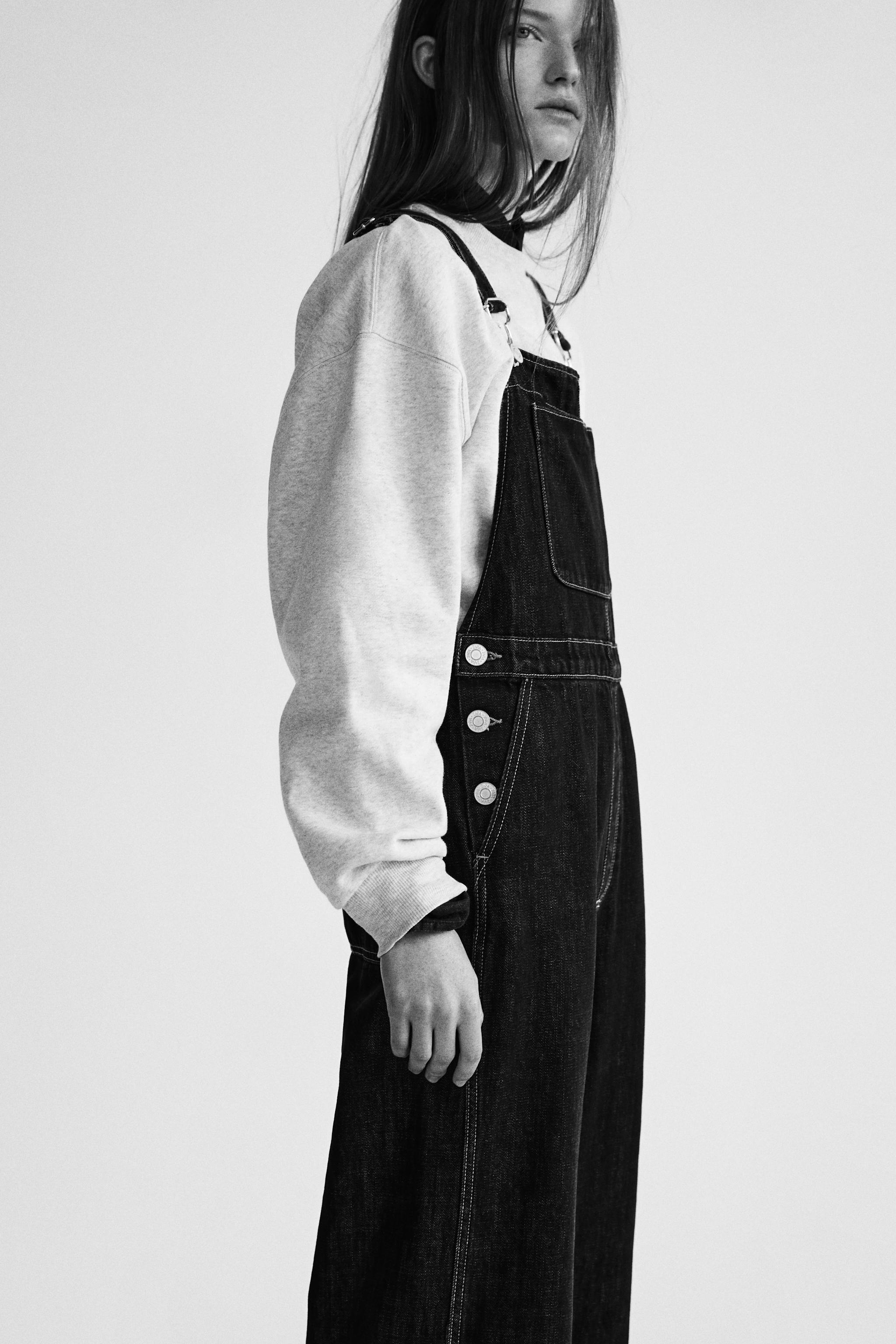 TRF LONG DENIM OVERALLS Product Image