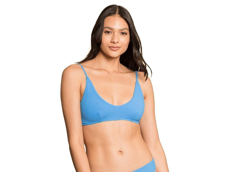 Maaji Pool Rib Blush Sporty Bralette Top Women's Swimwear Product Image