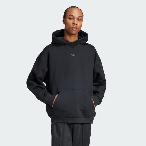 adidas Field Issue Essentials Hoodie Black XS Mens Product Image