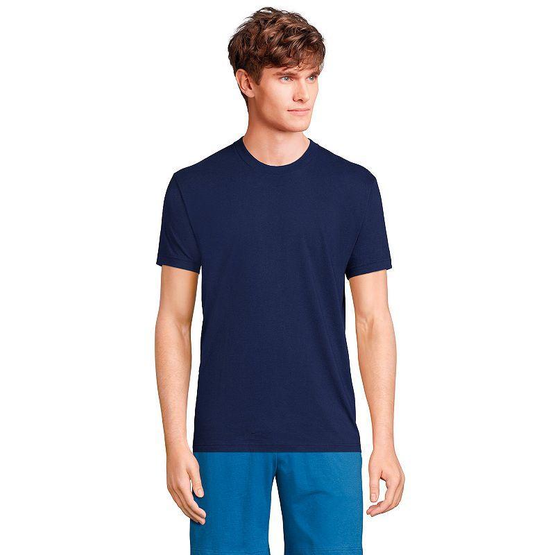 Mens Lands End Crewneck 3-Pack Undershirt Product Image