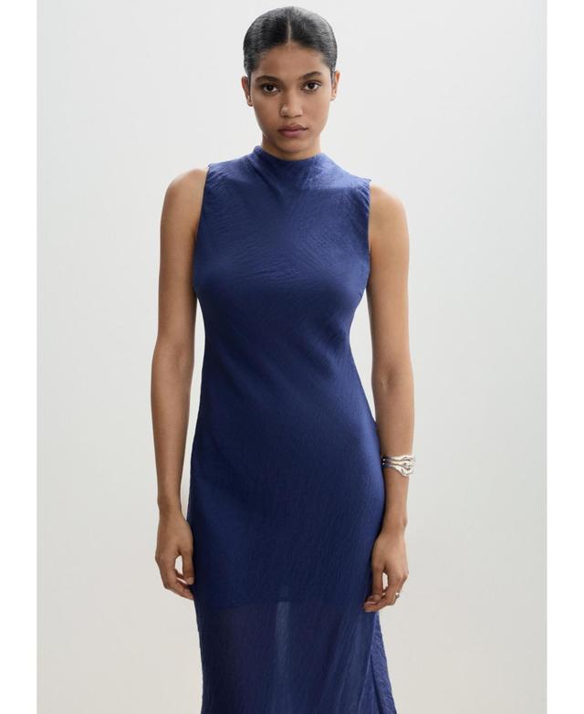 Mango Womens Lyocell Midi-Dress Product Image