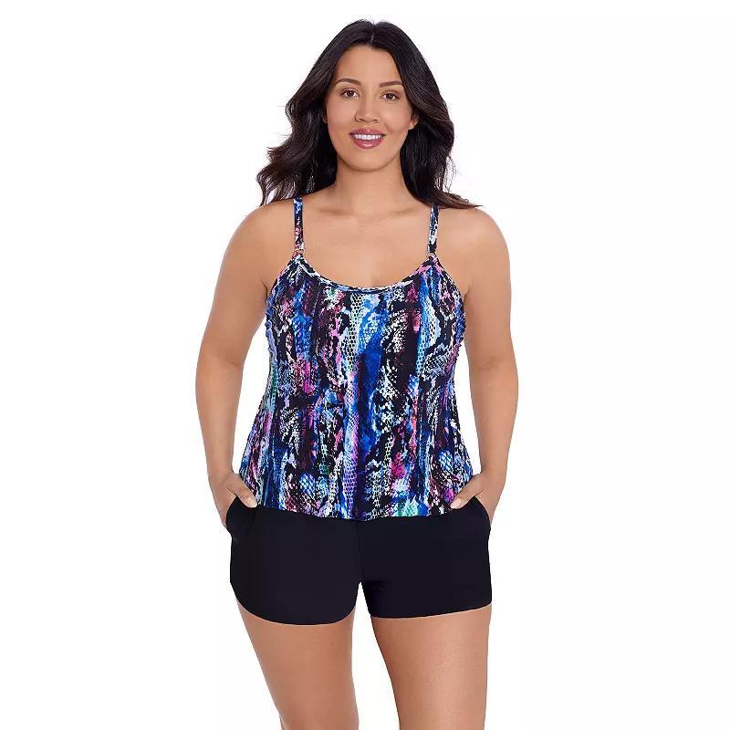 Womens Trimshaper Farrah Romper Swimsuit Product Image