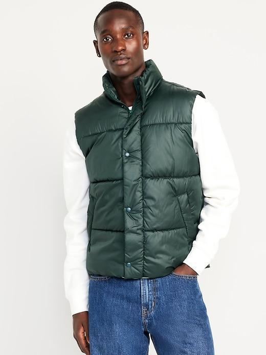 Water-Resistant Puffer Vest Product Image